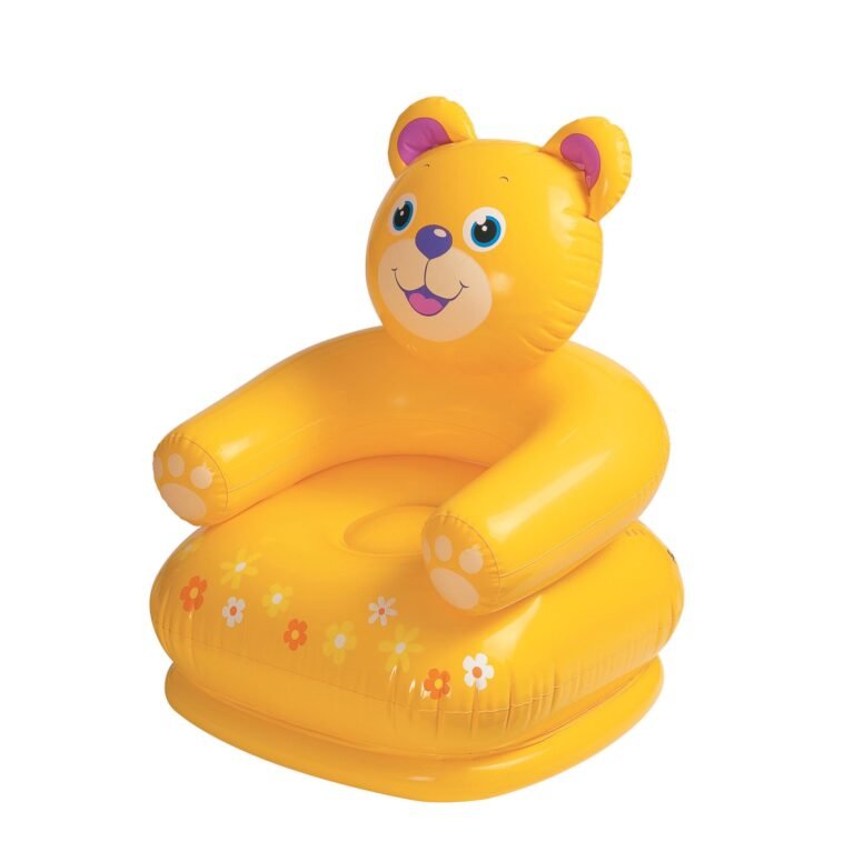 Intex Happy Animal Bear Plastic Chair Assortment (Multicolor)