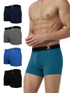 XYXX Men’s Aero Super Combed Cotton Regular Fit Solid Antibacterial Trunk