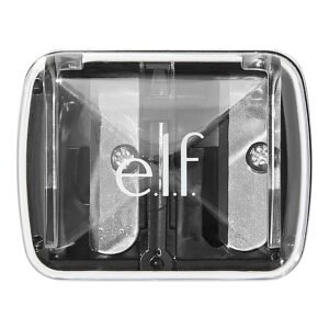 e.l.f. Dual-Pencil Sharpener, Convenient, Essential Tool, Sharpens, Easy to Clean, Travel-Friendly, Compact