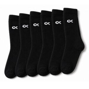 XJARVIS Texas Men’s Solid Calf Crew Combed Full Length Cotton Formal Socks, Odour Free & Breathable, Free Size – Ideal for Home, Office Wear (WHITE/GREY/BLACK)