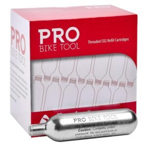 PRO BIKE TOOL Threaded CO2 Cartridges for Bike Tires & Inflators