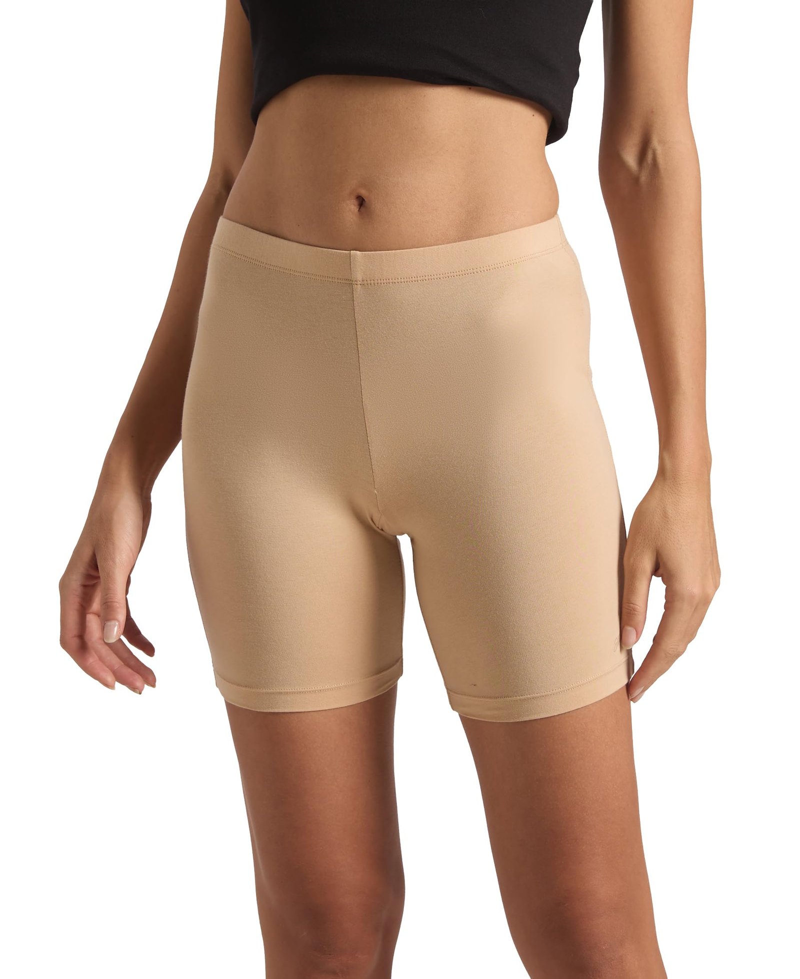 Jockey 1529 Women High Coverage Super Combed Cotton Elastane Shorties