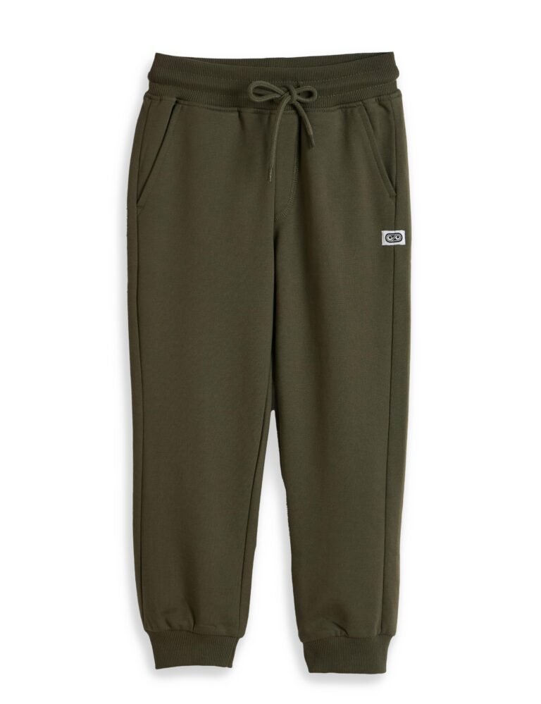 Amazon Brand – Symbol Boys Cotton Rich Stretchable Knit Terry Track Pants Joggers | Age 2-14 Years