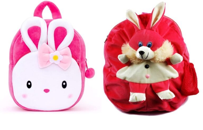 blue tree Kids School Bag Soft Plush Backpack Cartoon Bags Mini Travel Bag for for Girls Boys Toddler Baby Konggi Rabbit & Rabbit