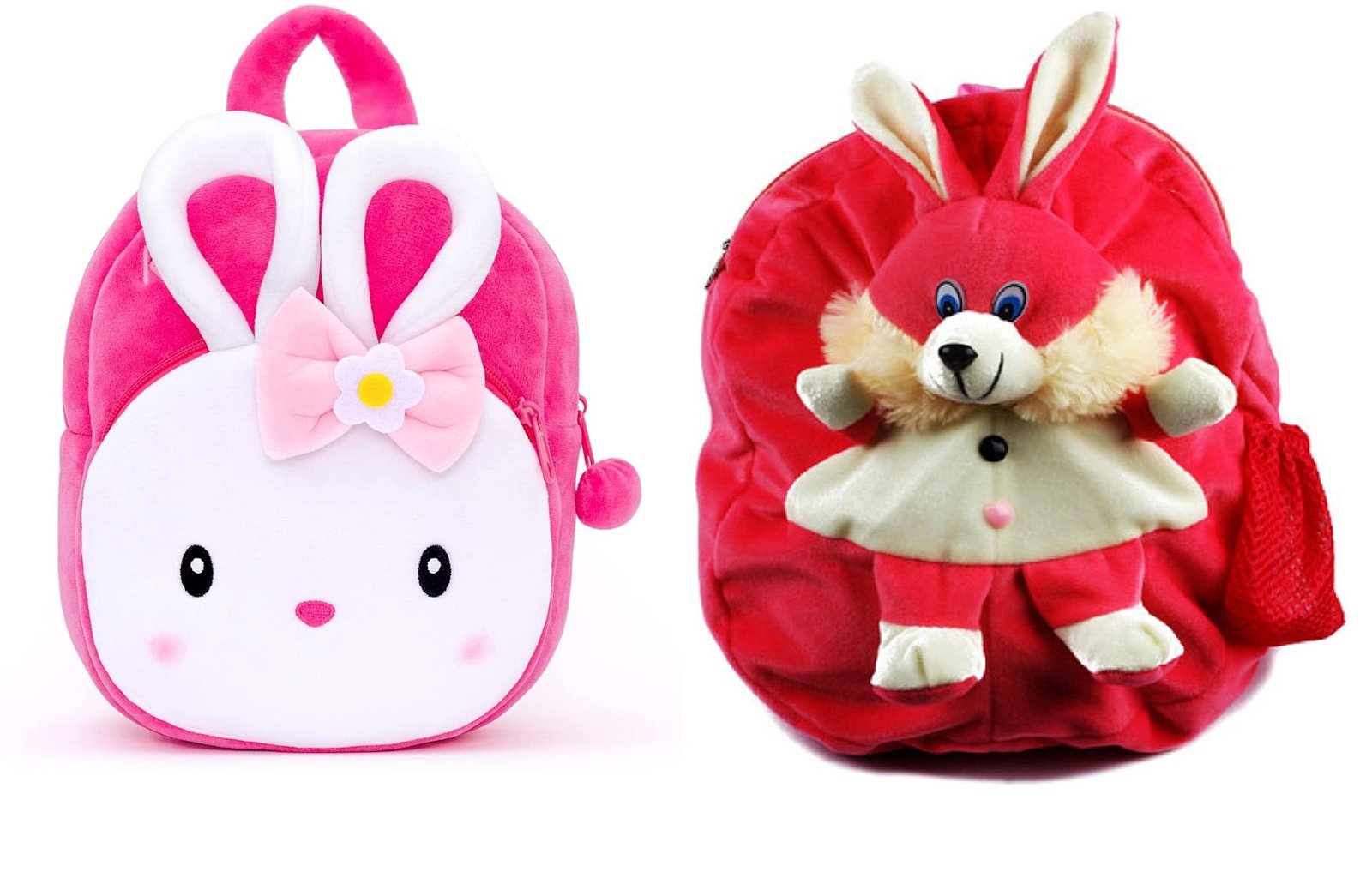 blue tree Kids School Bag Soft Plush Backpack Cartoon Bags Mini Travel Bag for for Girls Boys Toddler Baby Konggi Rabbit & Rabbit