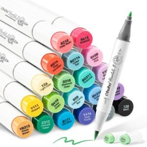 Ohuhu Alcohol Markers Brush Tip 24 Colors Brush & Fine – Honolulu B