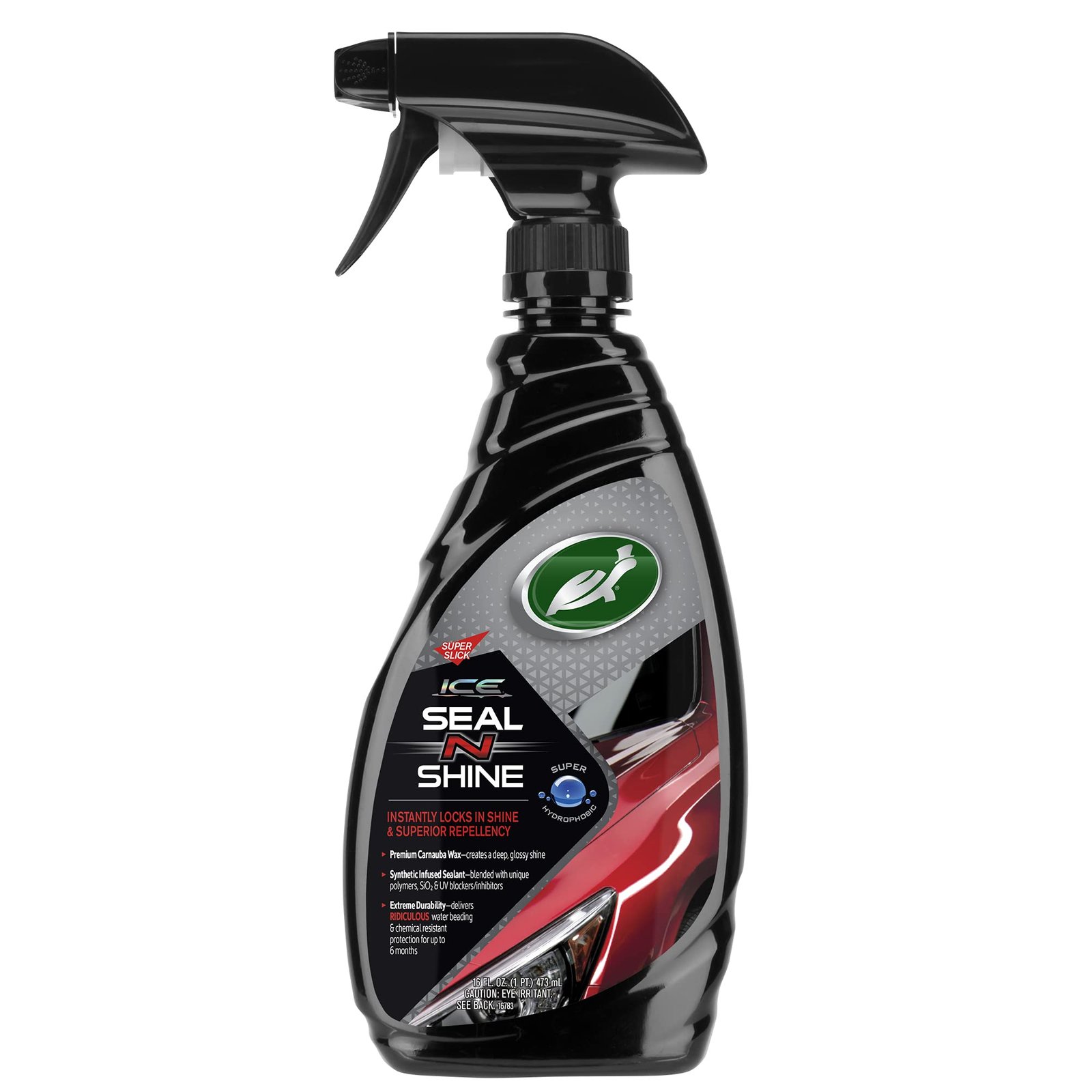 Turtle Wax Seal ‘n’ Shine Spray Car Wax Sealant, High Shine, Pack of 1, Can Use on Wet or Dry Cars with Carnauba Wax for Mirror Shine, Streak-Free, Long Lasting Protection