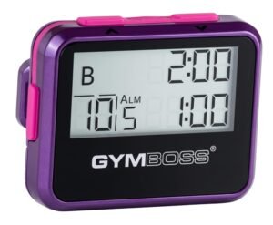 Gymboss Interval Timer and Stopwatch – VIOLET / PINK METALLIC GLOSS