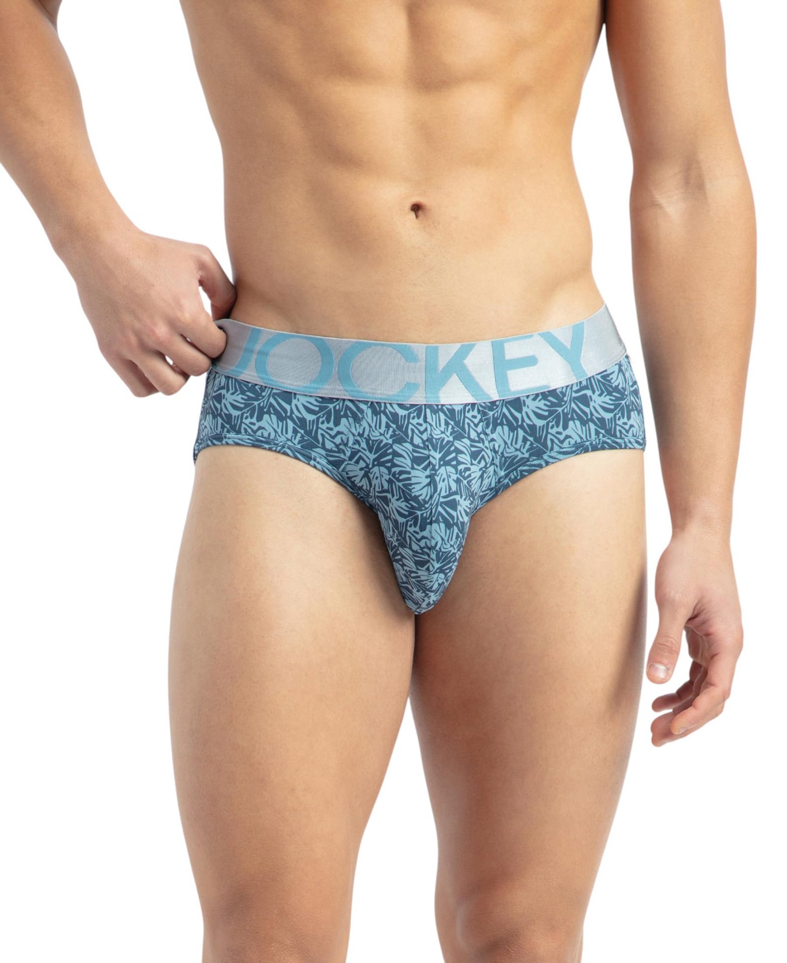 Jockey IC29 Men Tactel Microfiber Elastane Printed Brief (Prints May Vary)