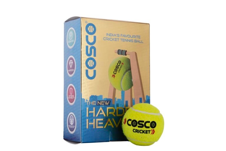 Cosco Rubber Light Cricket Tennis Ball (Pack of 6)