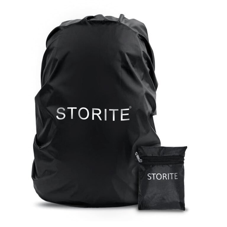 Storite Dust & Rain Cover For Standard Backpack, 30L-35L, Black