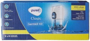Pureit Germkill Kit For Classic 14 L Activated Carbon Water Purifier – 1250 L Capacity I White
