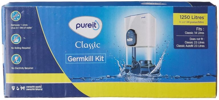 Pureit Germkill Kit For Classic 14 L Activated Carbon Water Purifier – 1250 L Capacity I White