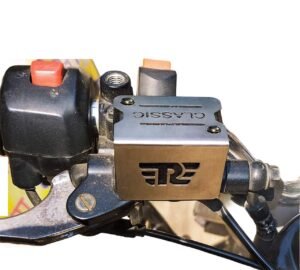 SGTB Disc Brake Fluid Oil Reservoir Master Cylinder Guard Cover for RE Classic 350 Steel