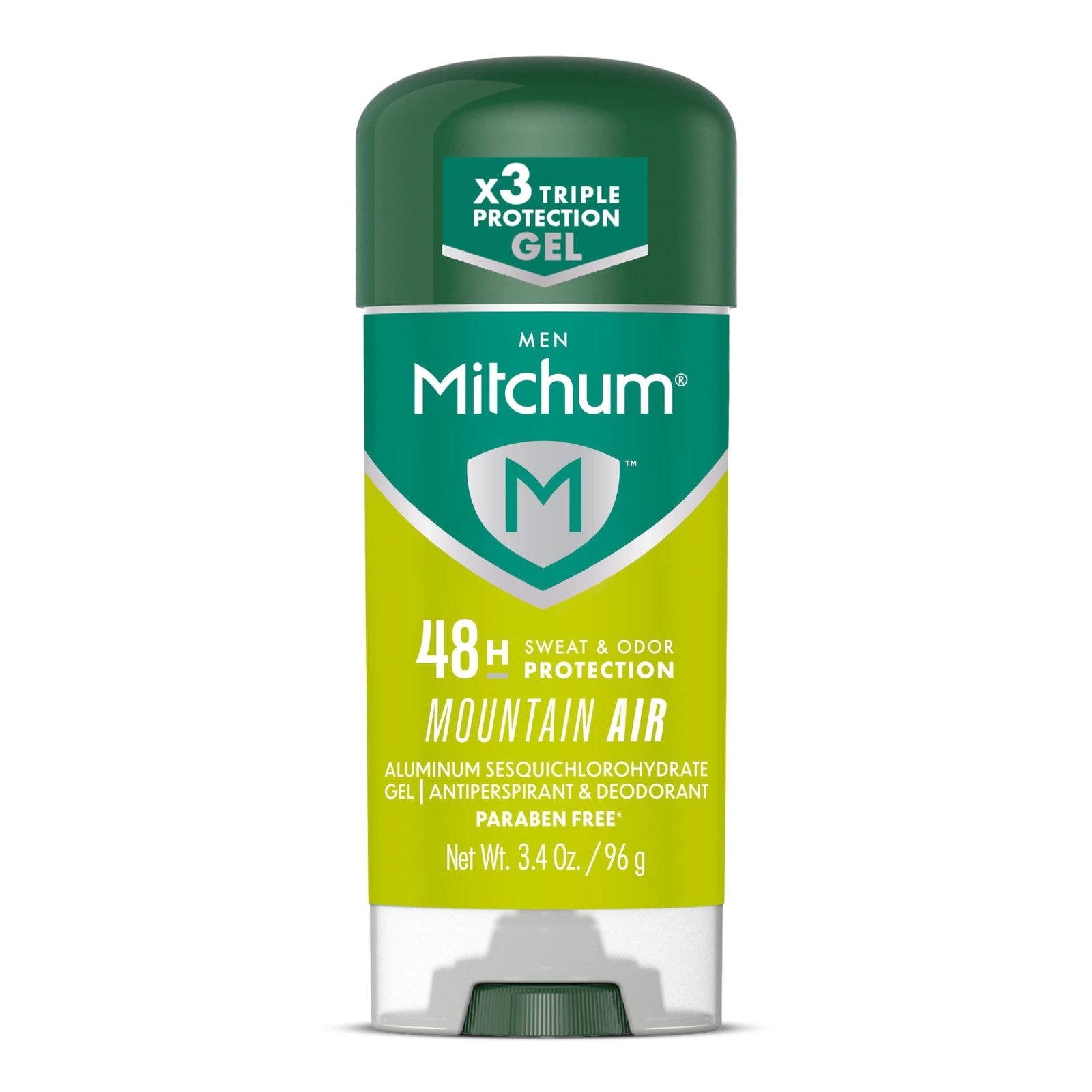 Mitchum Clear Gel Antiperspirant & Deodorant for Men, Mountain Air – 3.4 oz