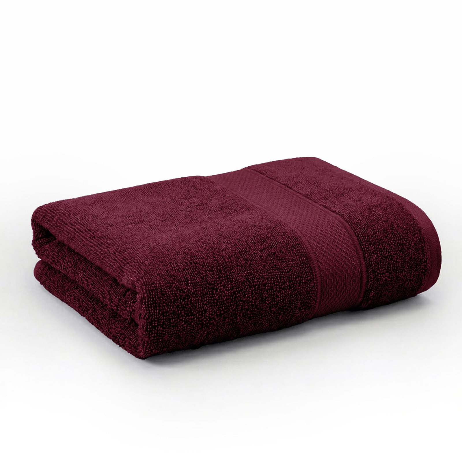 Trident 100% Cotton Towels for Bath | Towels for Bath Large Size | Trident Bath Towel – Soft & Absorbent | 450 GSM | 1 Piece Bath Towel for Men/Women | Urban Comfort | 70 cms x 140 cms – Wine Red
