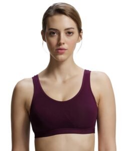 Jockey 1376 Active Bra | Wirefree | Non Padded | Full Coverage Slip-On with Wider Straps | Super Combed Cotton Elastane Fabric