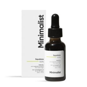 Minimalist Squalane 100% (Plant Derived) Super-Lightweight Face Oil | Improves Skin Hydration, Provides light Moisturization & Reduces Fine Lines | 30 ml
