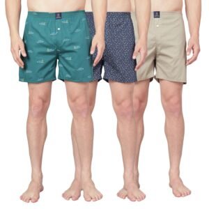 Urban Scottish Ultra-Comfortable Men’s Boxer Pants – 100% Cotton Material with A Stylish Print – Soft and Stretchy Elastic Waist Band – Dynamic Movement and Hardwearing Stitching – Breathable with A Gentle Snug Fit