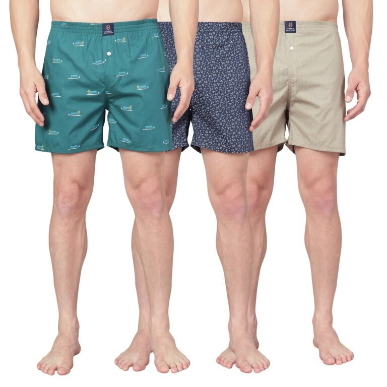 Urban Scottish Ultra-Comfortable Men’s Boxer Pants – 100% Cotton Material with A Stylish Print – Soft and Stretchy Elastic Waist Band – Dynamic Movement and Hardwearing Stitching – Breathable with A Gentle Snug Fit