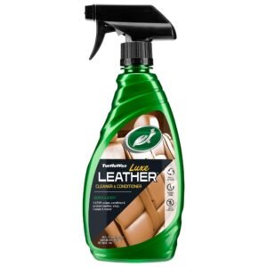 Turtle Wax Luxe Leather Cleaner & Conditioner 473ml | Premium Leather Care for Car Seats, Dashboard & Trim, Cleans, Conditions, Protects Leather, Vinyl, Rubber & Plastic Surfaces