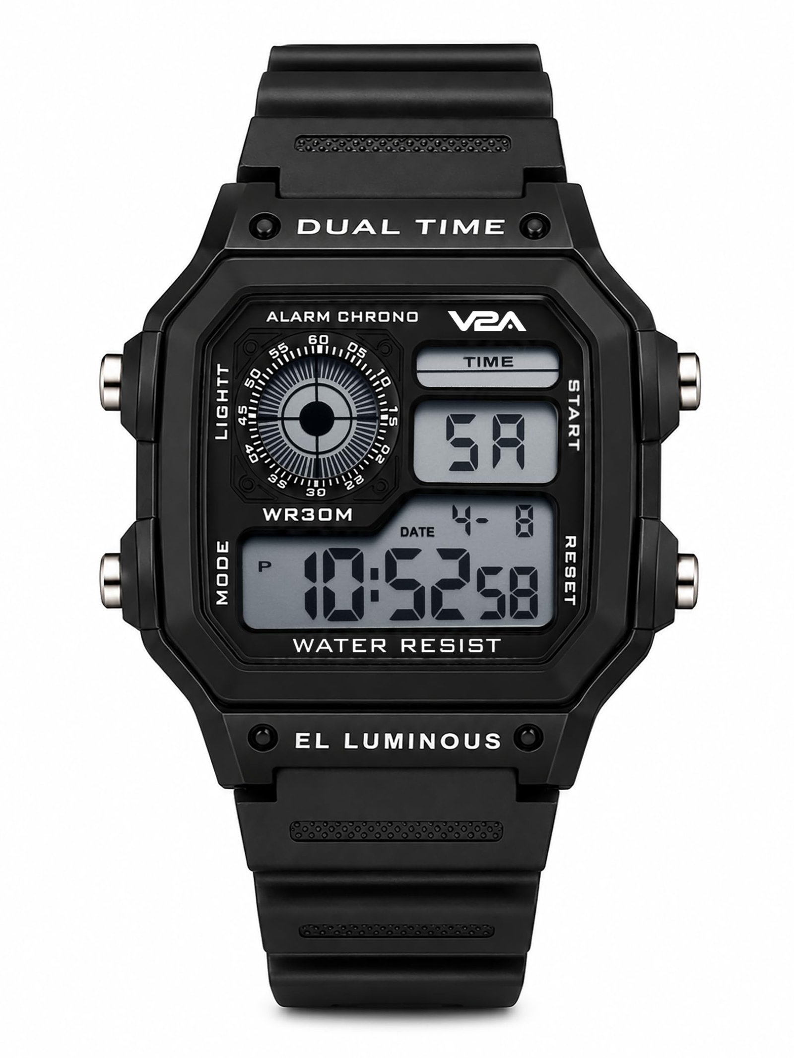 V2A Chronograph Ultra-Thin Unisex Multi Function Digital Sports Watch for Boy ANG Girls | Watch for Women | Wrist Watch for Men | Kid’s Watch | Watches