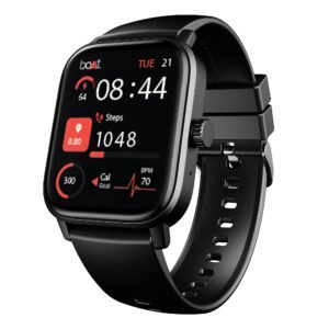 boAt Wave Call 3 Smartwatch 1.83” HD Display with Animated Watch Faces; BT Calling, Functional Crown, Multiple Sports Modes, IP68, HR, SpO2 Monitor, Smart Watches for Men & Women (Bold Black)