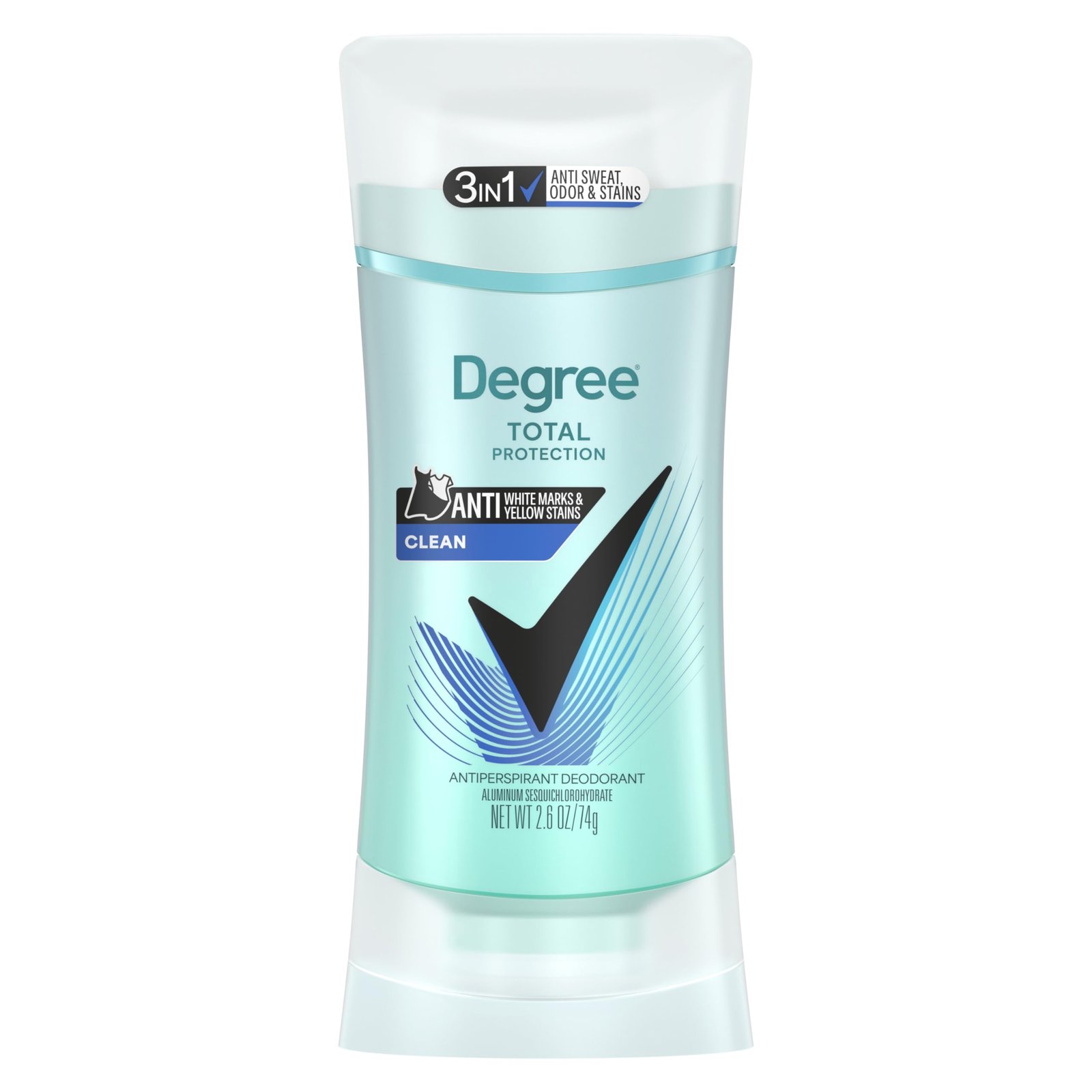 Degree Ultra Clear Pure Clean Female Antiperspirant Stick, 2.6 Oz