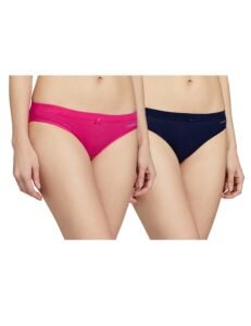 Van Heusen Women’s 100% Cotton Bikini Panty | Super Combed Cotton | No-Marks Waistband | Inner Elastic | Anti-Bacterial Tech | Breathable Fabric | Keeps You Dry & Fresh | Sweat Absorbent | Solid Colors | (Assorted Fresh Colors) | Style 11110