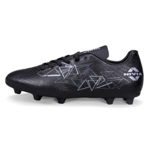Nivia Carbonite 7.0 Football Stud for Men, TPU Sole with Synthetic Leather Upper, Die Cut Lightweight Insole, Ideal for Soft and Hard Grassy Ground Surfaces