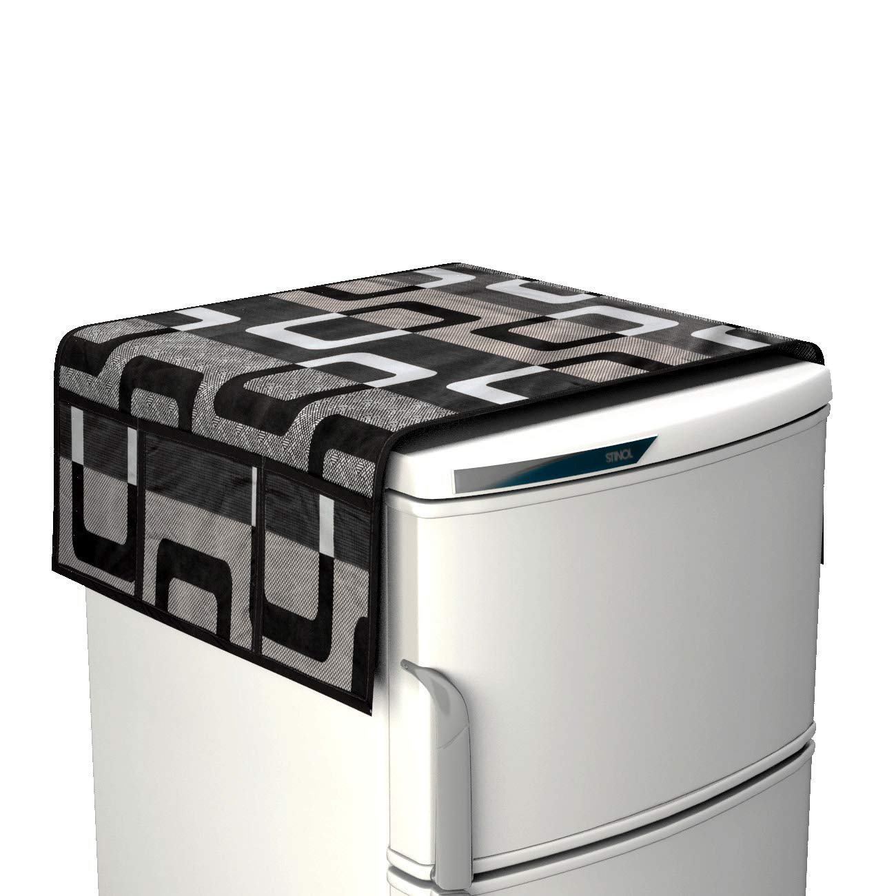Fridge Cover For Top (21 X 39 Inches) (Black Box)