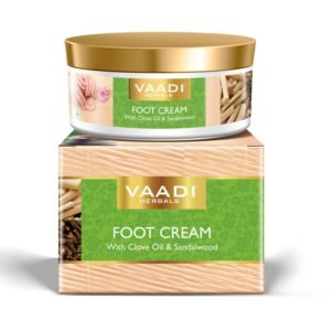 Vaadi Herbals Foot Cream, Clove And Sandal Oil, 150G