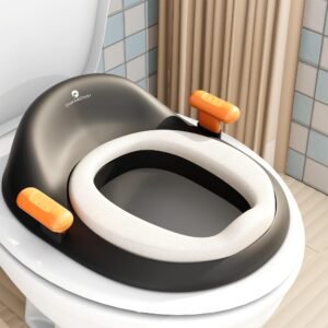 StarAndDaisy Potty Seat for Kids 1-5 Years – Baby Potty Seat/Potty Training Seat with Soft Cushion, Splash Guard, Easy to Clean/Toilet Seat Cover for Kids
