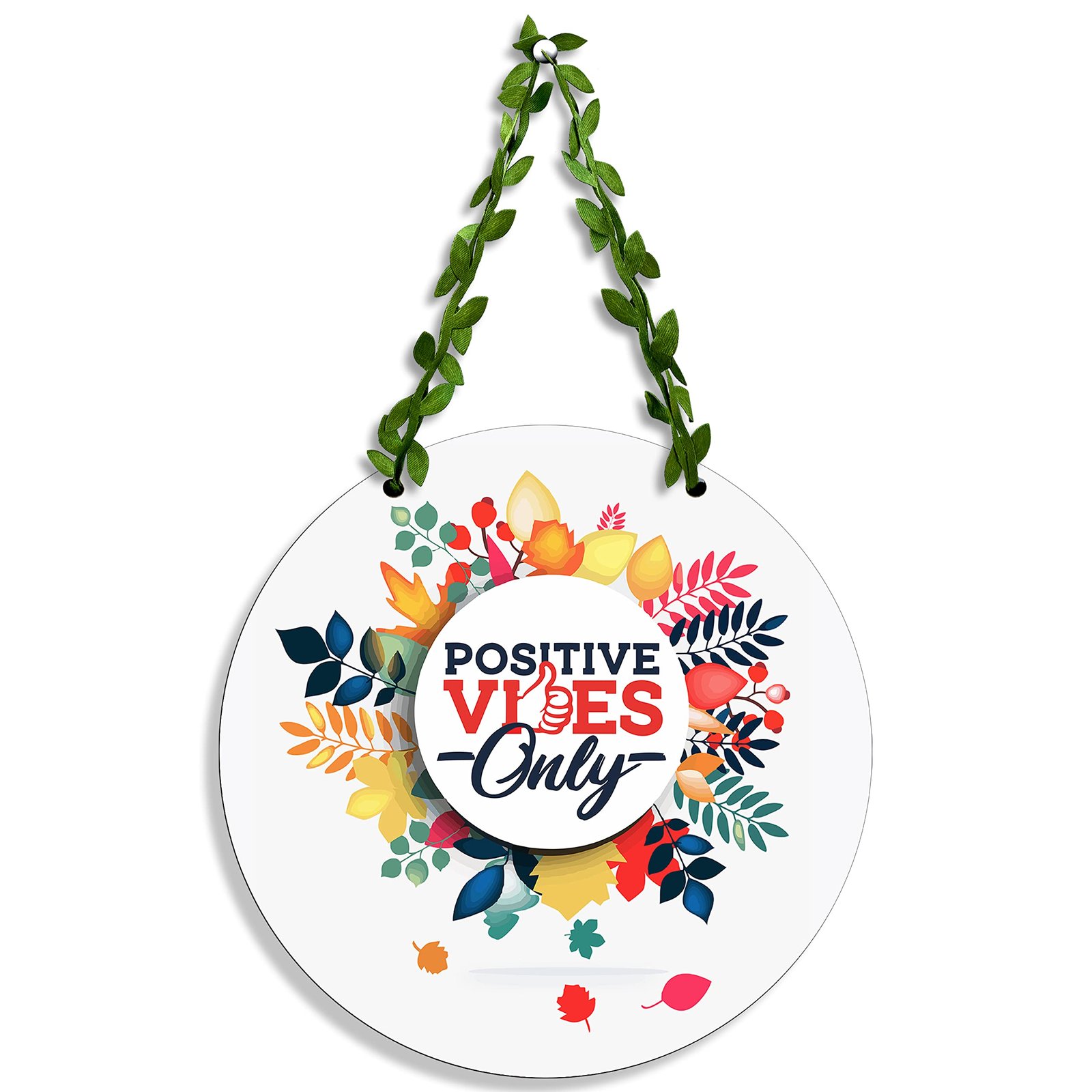 Sehaz Artworks Positive Vibes Home Decoration Items for Living Room – 10 In