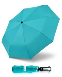 Destinio Umbrella for Women, Umbrella for Men – Automatic 3 Fold Windproof for Travel with Auto Open & Close, UPF 50+ UV Sun & Rain Protection Big Size Foldable Umbrela