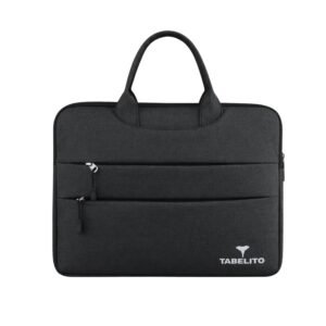 Tabelito Laptop Sleeve 13-14 inch Waterproof Shockproof with Handle Men and Women Case Cover Pouch Apple/Dell/Lenovo/Asus/Hp/Samsung/Mi/MacBook/Ultrabook/Thinkpad/Ideapad/Surfacepro (Black)