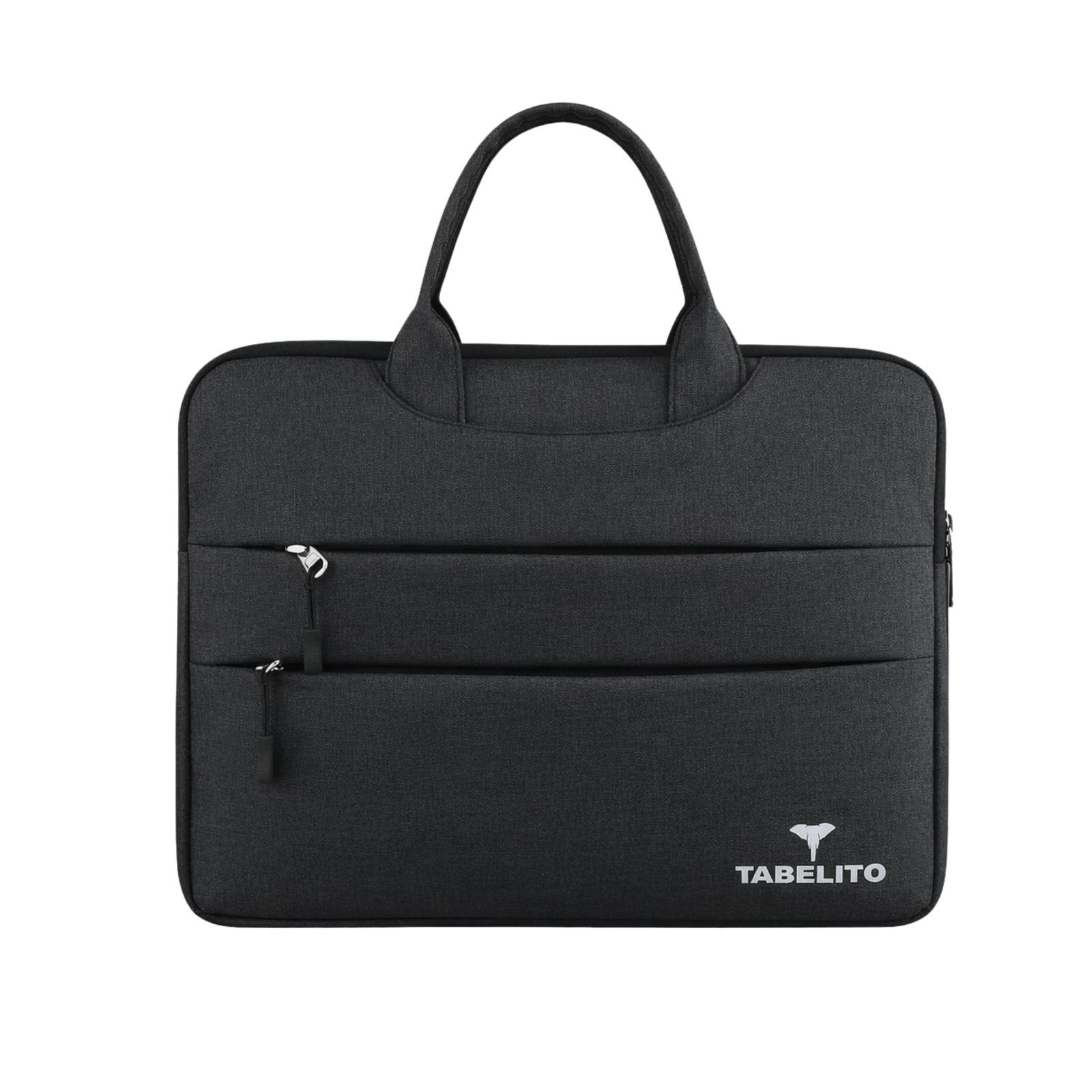Tabelito Laptop Sleeve 13-14 inch Waterproof Shockproof with Handle Men and Women Case Cover Pouch Apple/Dell/Lenovo/Asus/Hp/Samsung/Mi/MacBook/Ultrabook/Thinkpad/Ideapad/Surfacepro (Black)