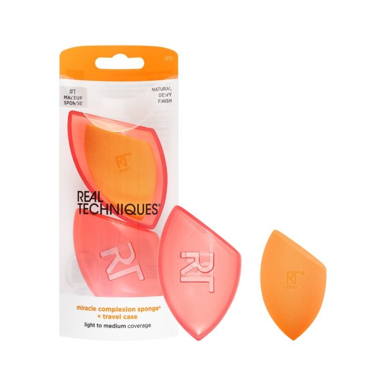 Real Techniques Miracle Complexion Sponge with Travel Sponge Case