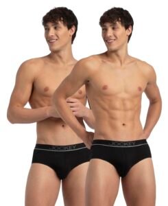 Jockey 8037 Men Super Combed Cotton Solid Brief with Ultrasoft Waistband_(Pack of 2)