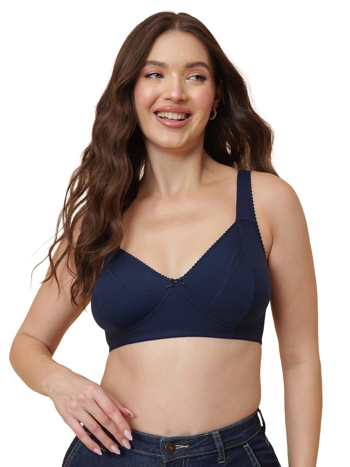 Clovia Women Non-Padded Cotton Full Coverage Bra– Wirefree