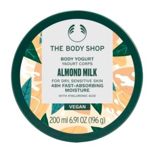 The Body Shop Almond Milk Vegan Body Yogurt for Dry and Sensitive Skin 200ml