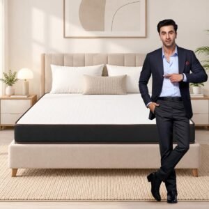 Nilkamal SLEEP Lite Dual Comfort 5 Inch Mattress | 10 Year Warranty | Reversible Design | Soft & Firm Sides | Superior HR Foam | Breathable Knitted Fabric | Bed Mattress | Single Size (72 x 36 x 5)