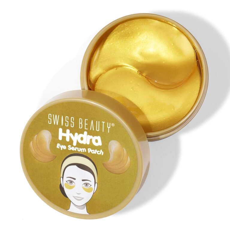 Swiss Beauty Hydra Anti Wrinkle Eye Serum Patch| Treats Dark Circles, Fine Lines And Wrinkles | Enriched With Collagen And Aloe Vera Extract | Shade – 02 Gold, 60 Pcs