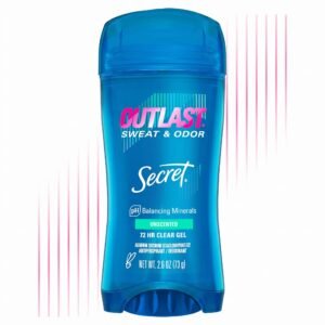 Secret Outlast Clear Gel Antiperspirant and Deodorant Scent, 2.7 Ounce