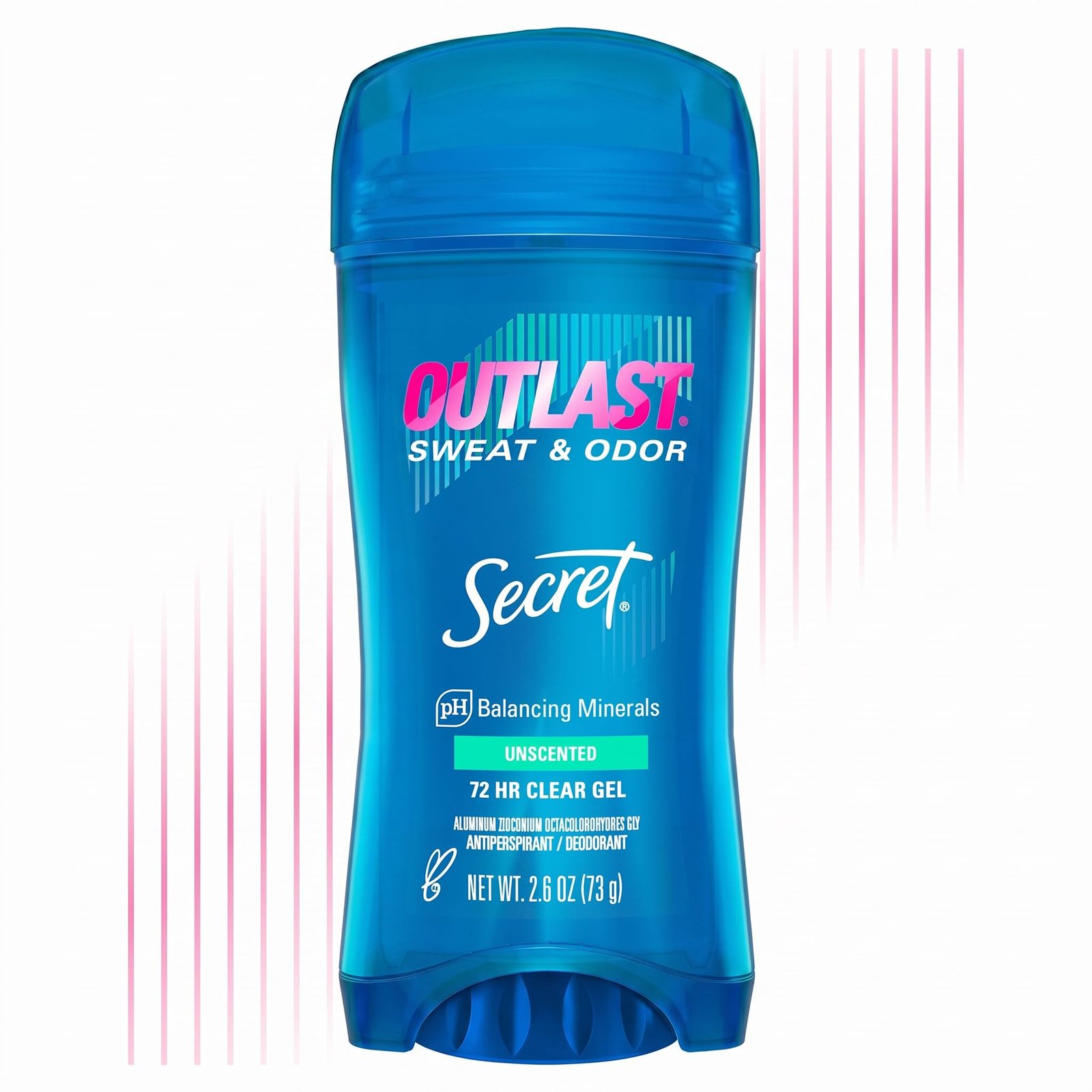 Secret Outlast Clear Gel Antiperspirant and Deodorant Scent, 2.7 Ounce
