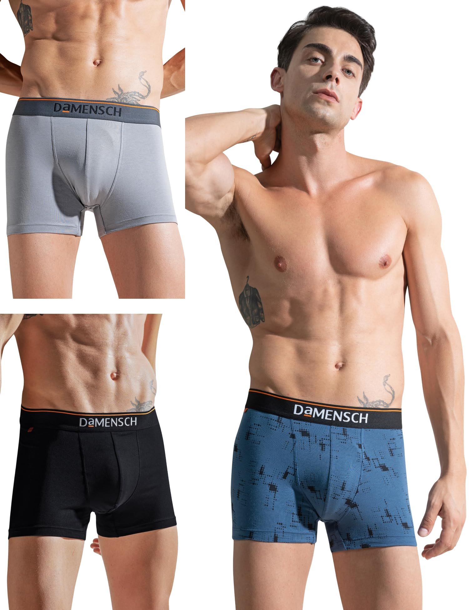 DAMENSCH Deo-Cotton Printed Underwear for Men