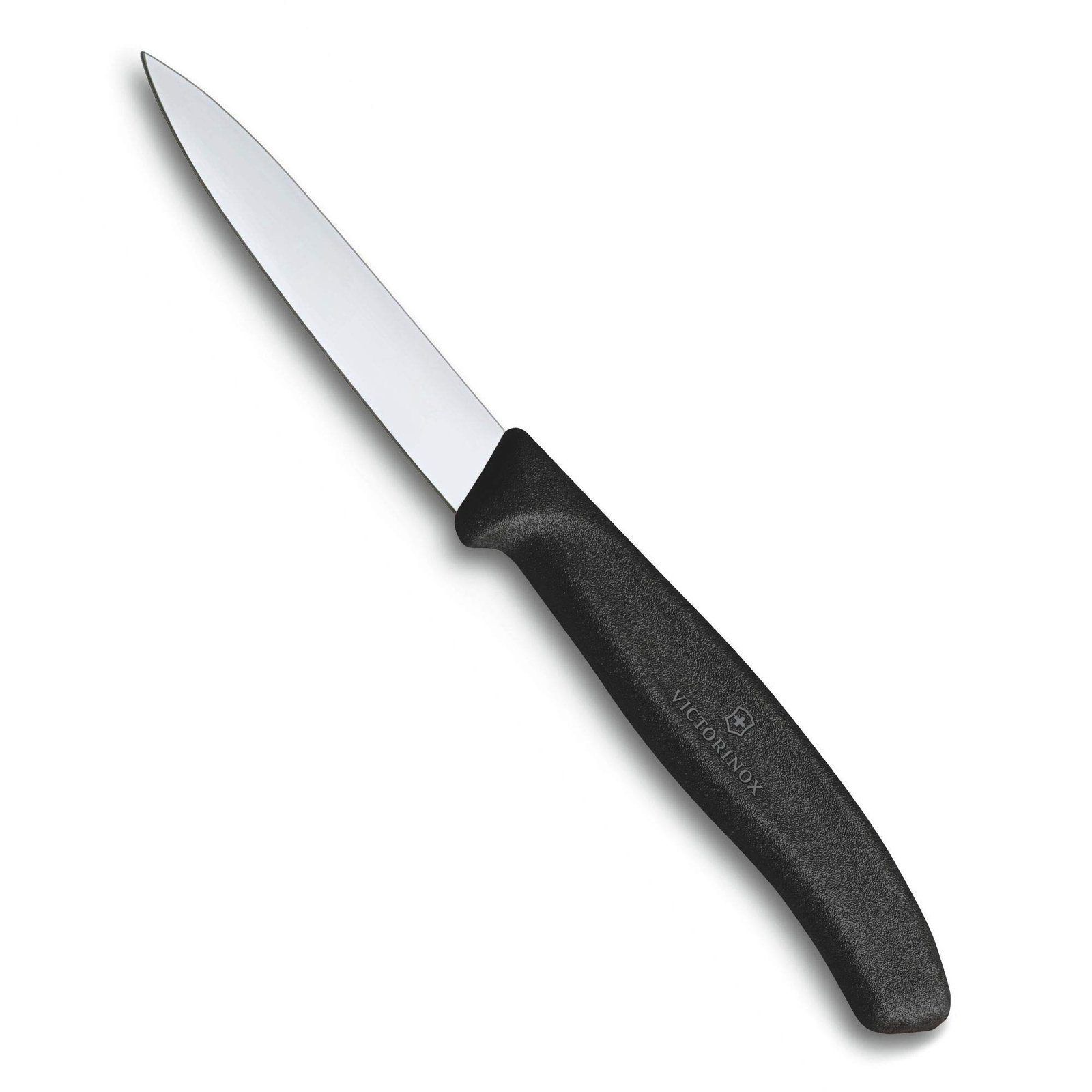 Victorinox Swiss Made Stainless Steel Swiss Classic Paring Knife, Straight Edge, Kitchen Tool, Kitchen Item, 8 cm, Black, 6.7603