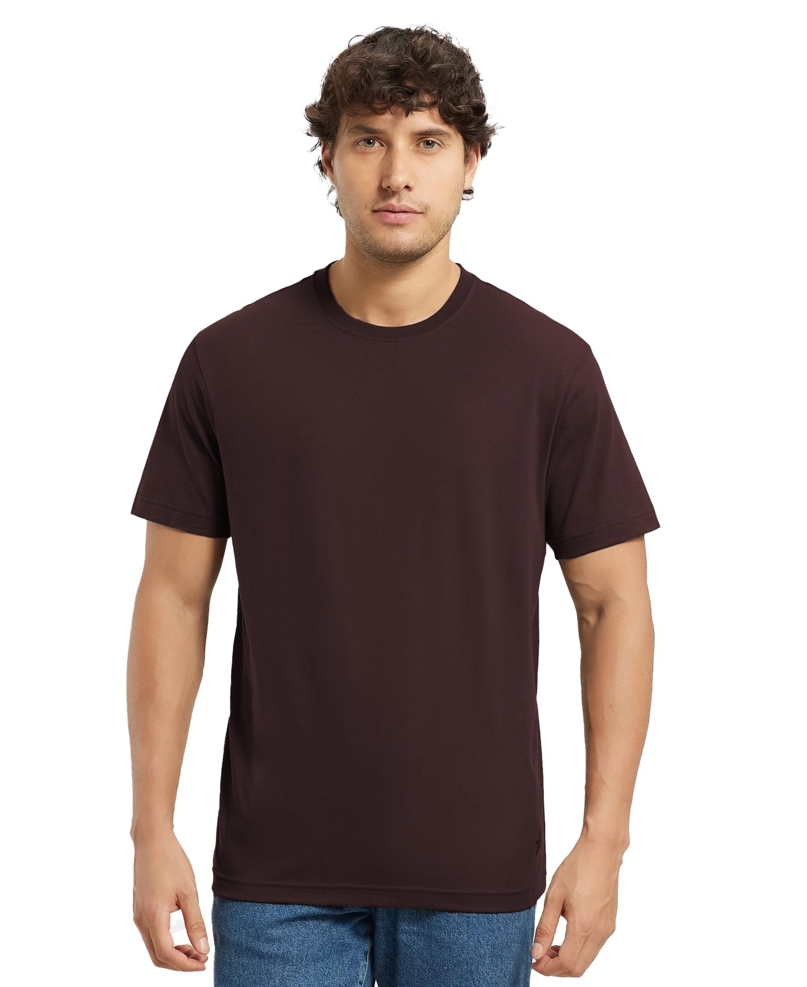 Jockey 2714 Men Super Combed Cotton Rich Round Neck Half Sleeve Regular Fit T-Shirt
