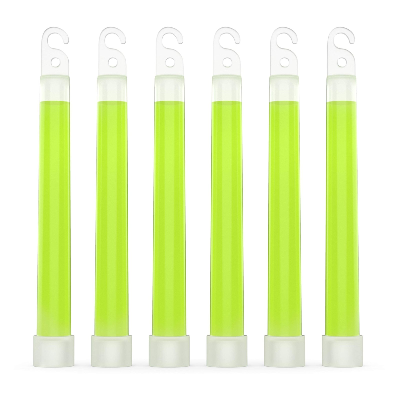 Swiss Safe 6″ Glow Sticks – Extra Bright, 12+ Hour Duration, Emergency Ready (Green 6-Pack)