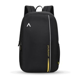 Aristocrat Nova 15L Laptop Backpack (15.6″), 2 Compartments, Black